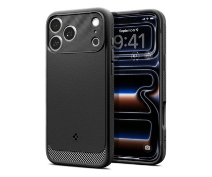 Etui ochronne do smartfonów Spigen Rugged Armor MagSafe do iPhone 18 Pro/17 Pro (matte black)